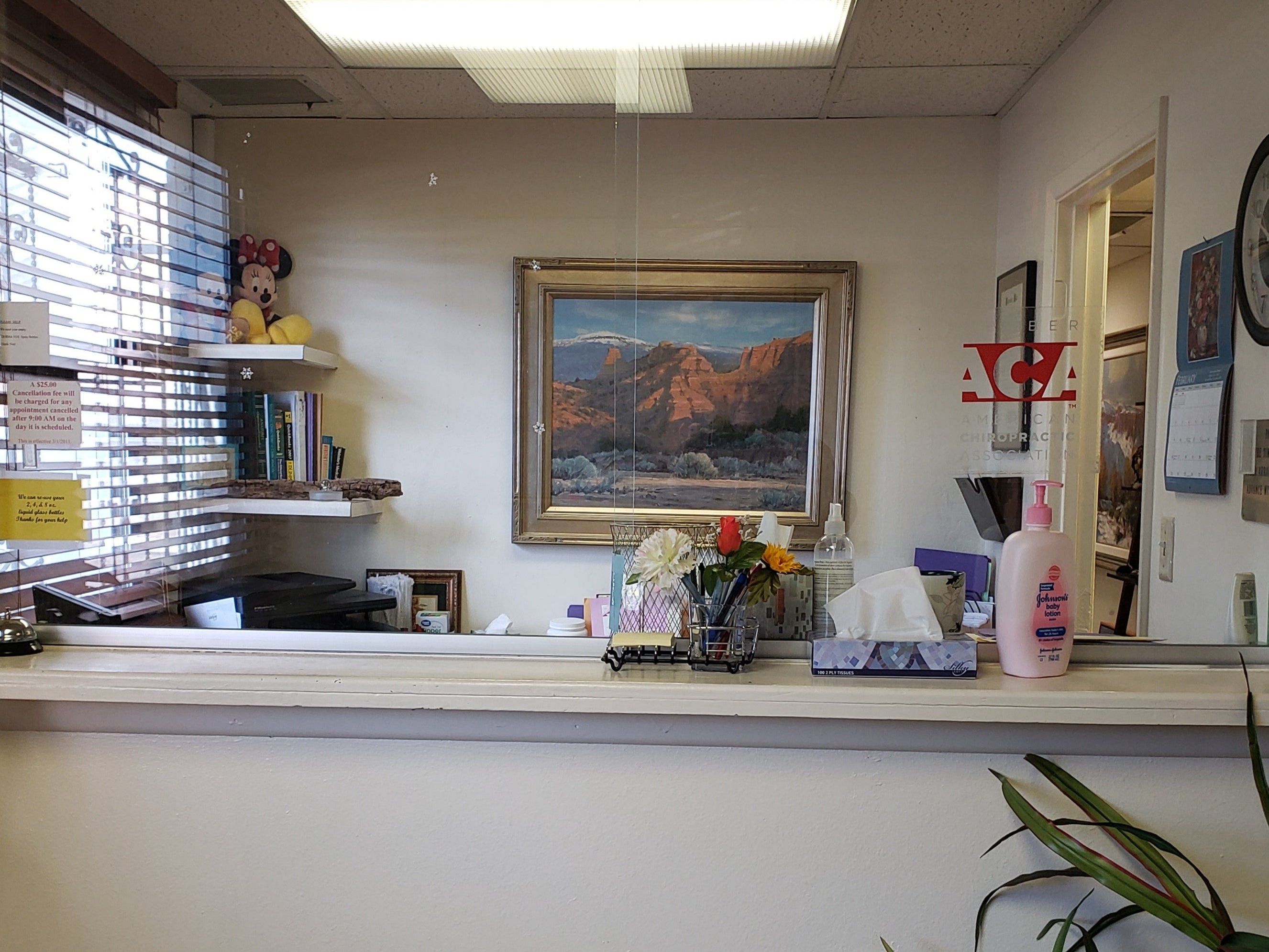 Natural Health Reception Area